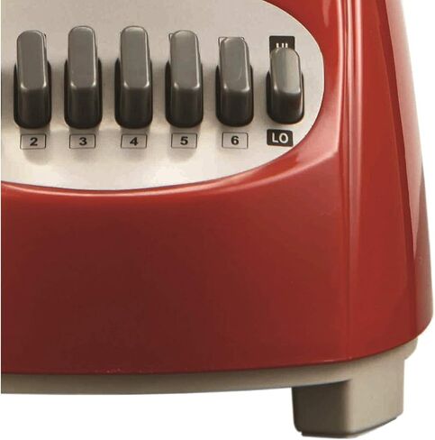 Brentwood Blender with Glass Jar, 12-Speed + Pulse, Red in Saudi Arabia