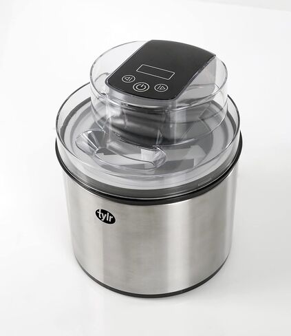 Tylr 2 Quarts Ice Cream Maker, Sorbet, Yogurt, Milkshakes, Smoothie and more, with One Touch program in as little as 20 minutes. in Saudi Arabia