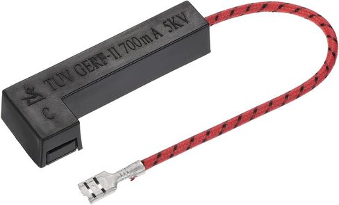 MECCANIXITY Microwave High Voltage Fuse 5KV 0.7A Replacement for Microwave Ovens Repair Parts in Saudi Arabia