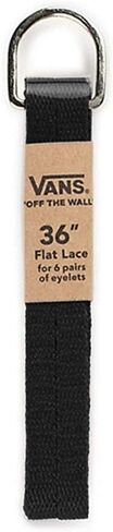 Vans Off The Wall Unisex Replacement Shoelaces Flat String Cords Shoe Laces (Black, 45") in Saudi Arabia