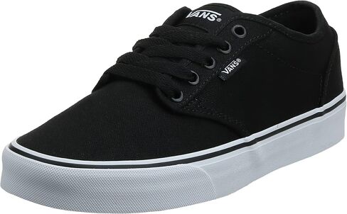 Vans Men's Atwood Canvas Skate Shoes Black/White 8 Us in Saudi Arabia