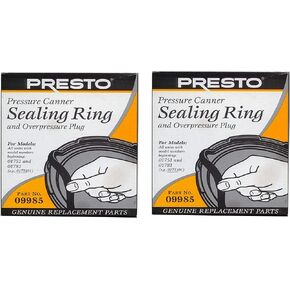 Presto 09985 Pressure Cooker Sealing Ring, Black, 2 Pack in Kuwait