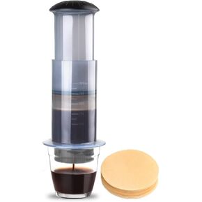 Coffee Press Maker -New Desgin Bigger Capacity Quickly Makes Delicious Coffee Without Bitterness - 1 to 3 Cups Per Pressing (Aipressfilter200-FBA) in Saudi Arabia