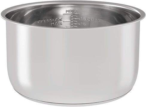 SiCheer Stainless Steel Inner Pot for Ninja Foodi 8 Qt Pressure Cooker | Compatible with Ninja Foodi 8 Qt, this 304 stainless steel replacement inner pot delivers even heating, and easy cleanup in Kuwait