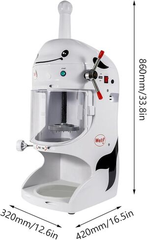 ماكينة حلاقة الثلج التجارية ماكينة صنع قوالب الثلج أوتوماتيكية بالكامل صانع مخروط الثلج الكهربائي 110 فولت للفندق والبار ومطعم القهوة الترفيهية in Kuwait