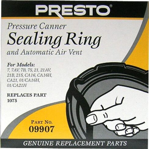 Presto Pressure Cooker Sealing Ring and Automatic Air Vent 09907 in Saudi Arabia