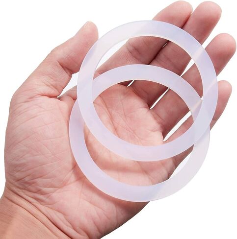 8 Pcs 6 Cups Replacement Food Grade Silicone Gasket, For Bialetti Moka Pots in Saudi Arabia
