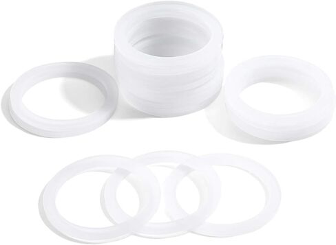 8 Pcs 6 Cups Replacement Food Grade Silicone Gasket, For Bialetti Moka Pots in Saudi Arabia