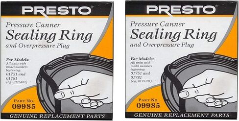 Presto 09985 Pressure Cooker Sealing Ring, Black, 2 Pack in Saudi Arabia