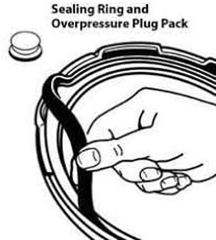 Presto 09985 Pressure Cooker Sealing Ring, Black, 2 Pack in Saudi Arabia