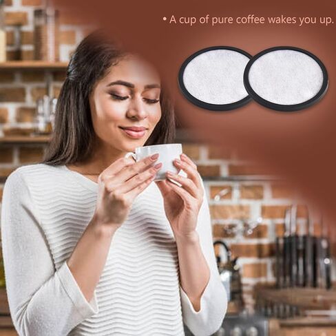 XIXIAN 12 Pack Coffee Water Filter Disk Replacement Filter Coffee Filter Compatible with Mr.Coffee Maker Machine Coffee Machine Accessory Water Filter for Coffee Maker in Kuwait