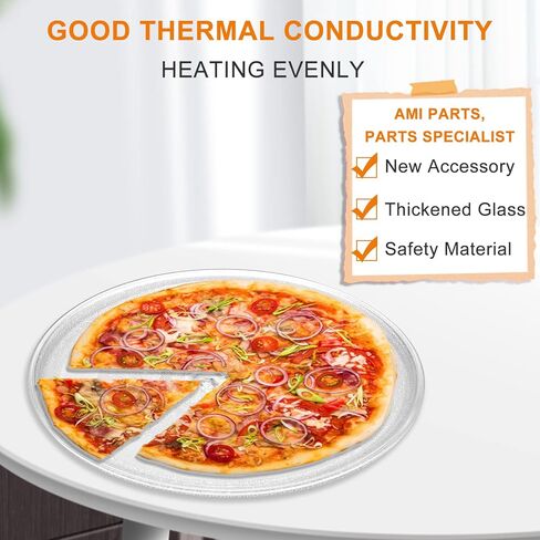 امي بارتس طبق زجاجي للميكروويف مقاس 10.6 انش/27 سم متوافق مع جي اي يستبدل P23 WB48X21336 PS8755334 252100500497 HB-P90D23 in Kuwait