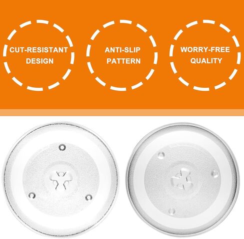 امي بارتس طبق زجاجي للميكروويف مقاس 10.6 انش/27 سم متوافق مع جي اي يستبدل P23 WB48X21336 PS8755334 252100500497 HB-P90D23 in Kuwait