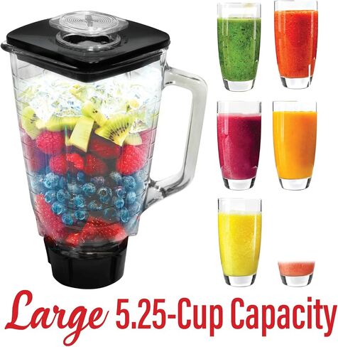 Brentwood P-OST722 Replacement Glass Jar Set, Oster Blender Compatible, 0.33 Gallon Capacity in Saudi Arabia