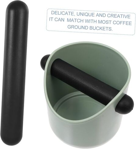 قطعة واحدة من حاويات مضرب القهوة المركزة من KJHBV، ملحقات ماكينة الإسبريسو البلاستيكية للذهاب إلى حاويات الإسبريسو المطحونة، شريط العبث، حاوية طحن القهوة، عصا الضرب in Kuwait