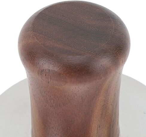 Wood Handle Coffee Tamper Stainless Steel Press Detachable Flat Base Coffee Powder Hammer, Calibrated Espresso Tamper, Machines Accessory (51MM) in Saudi Arabia