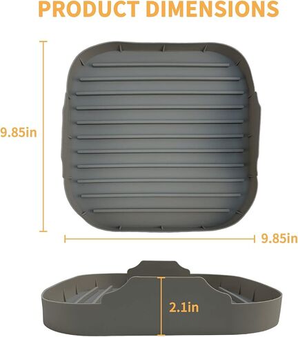 2PCS Large Bacon Cooker for Microwave Oven, Silicone Microwave Bacon Grill Plate BPA Free Food-Grade -Cooking Healthy Breakfast in Minutes in Saudi Arabia