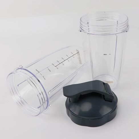 3 قطع 32/680 مل من مجموعة نوتري بوليت للمزج مع مجموعة قابلة للطي من الأعلى إلى غطاء من نوتري بوليت قطع غيار ملحقات نوتري بوليت متوافقة مع نظام الخلاط عالي السرعة 600 وات / 900 واط in Kuwait