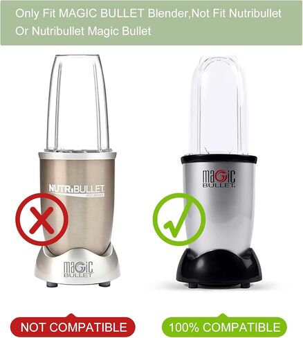 مجموعة اكواب بديلة من 3 قطع بسعة 16 اونصة و12 اونصة تناسب كوب ماجيك بوليت بليندرز بقدرة 250 واط (سلسلة MB1001) in Kuwait