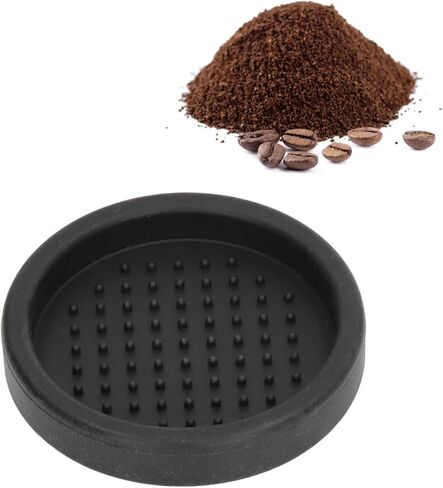 حصيرة العبث بالقهوة من السيليكون الدائرية من VTOSEN - وسادة مقبض لآلة القهوة - ملحقات مسحوق القهوة للمنزل - حصيرة العبث بالقهوة المتينة للحصول على لقطات إسبرسو مثالية in Kuwait