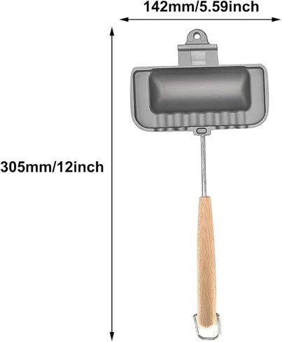 ماكينة صنع الساندوتشات مزدوجة الجوانب من AZB، مكواة فطيرة مزدوجة الجوانب مع مقبض قابل للإزالة in Kuwait