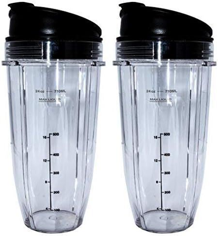 وعاء بديل Blendin مع غطاء Sip N Seal، متوافق مع خلاطات Nutri Ninja Auto IQ وDuo (1، 18 أونصة) in Saudi Arabia