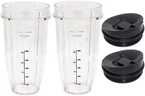 وعاء بديل Blendin مع غطاء Sip N Seal، متوافق مع خلاطات Nutri Ninja Auto IQ وDuo (1، 18 أونصة) in Saudi Arabia