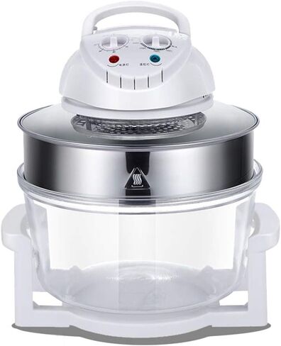 17L Air Fryer Glass Infrared Convection Oven Roaster 360° Heating Cooker Oil-Less Grill Roaster Multifunction Glass Air Fryer,French Fries Oven Roaster Multifunction Cooker in Kuwait