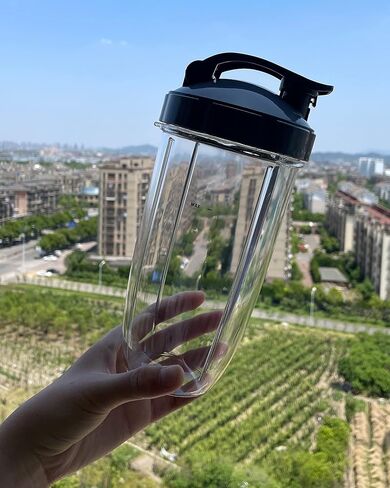 اكواب خلاط نوتري بوليت من 8 قطع بسعة 32 اونصة مع اغطية قابلة للطي وحلقات شفاه قابلة للطي وحشيات مطاطية متوافقة مع خلاطات نوتري بوليت 900 واط 600 واط بديلة لنوتري بوليت in Kuwait