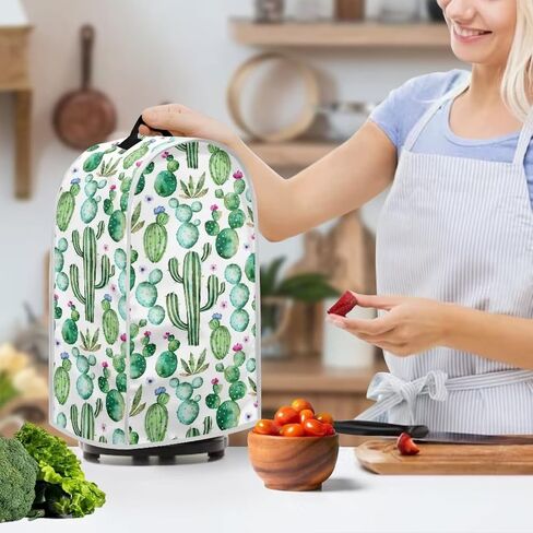 Cherry Blossom Blender Cover with Handle for Kitchen Stand Mixer or Coffee Maker Appliance Cover Anti Fingerprint Polyester Dust Proof Stain Resistant Blender Cover for Home in Saudi Arabia