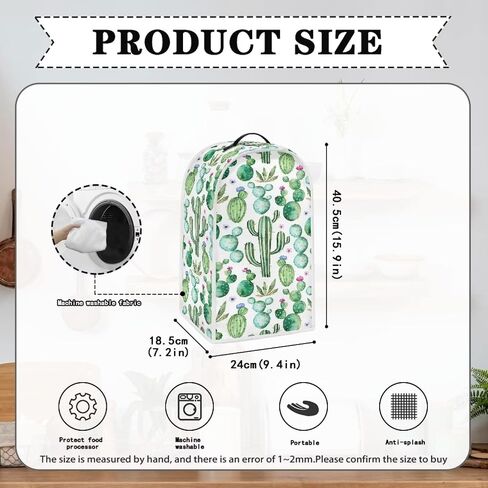 Cherry Blossom Blender Cover with Handle for Kitchen Stand Mixer or Coffee Maker Appliance Cover Anti Fingerprint Polyester Dust Proof Stain Resistant Blender Cover for Home in Saudi Arabia