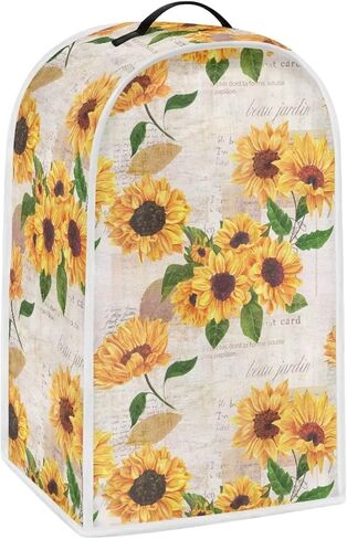Cherry Blossom Blender Cover with Handle for Kitchen Stand Mixer or Coffee Maker Appliance Cover Anti Fingerprint Polyester Dust Proof Stain Resistant Blender Cover for Home in Saudi Arabia