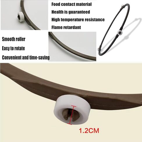 Compatible Microwave Glass Plate, Microwave Glass Turntable Plate Replacement, Microwave Oven Glass Cooking Tray, Evenly Heated, 8mm Thick, Durable Glass Dish in Saudi Arabia