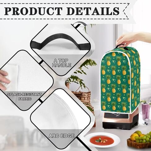 3D Hummingbird Blender Cover Boho Mandala Stand Mixer Cover Small Kitchen Machine Cover Anti Fingerprint Stain Resistant Blender Cover for Home Kitchen Universal Appliance Covers. in Saudi Arabia