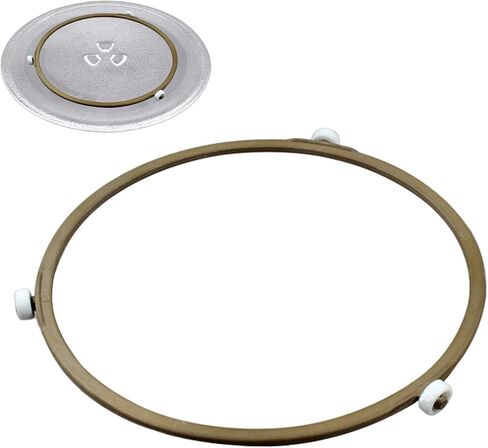 7 Inch Microwave Turntable Ring Microwave Roller Ring, Glass Plate Tray Support Holder, Replacement Inner Ring - for Microwave Oven Glass Turntable Plate, Roller Height 14 mm in Kuwait