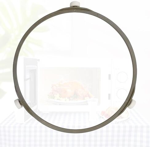 7 Inch Microwave Turntable Ring Microwave Roller Ring, Glass Plate Tray Support Holder, Replacement Inner Ring - for Microwave Oven Glass Turntable Plate, Roller Height 14 mm in Kuwait