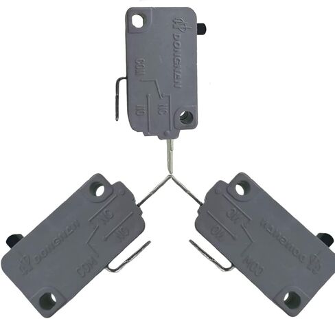 TWAITU KW3A مفتاح باب فرن الميكروويف 125VAC/250VAC 16A مفتاح باب بديل لفرن الميكروويف (2 مفتوح عادة + 1 مغلق عادة) in Kuwait