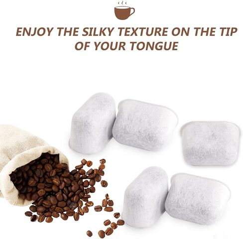 XIXIAN 12 Pack Coffee Replacement Filter Coffee Filter Compatible with Coffee Maker Machine Coffee Machine Accessory Water Filter for Coffee Maker in Kuwait