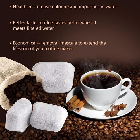 XIXIAN 12 Pack Coffee Replacement Filter Coffee Filter Compatible with Coffee Maker Machine Coffee Machine Accessory Water Filter for Coffee Maker in Kuwait