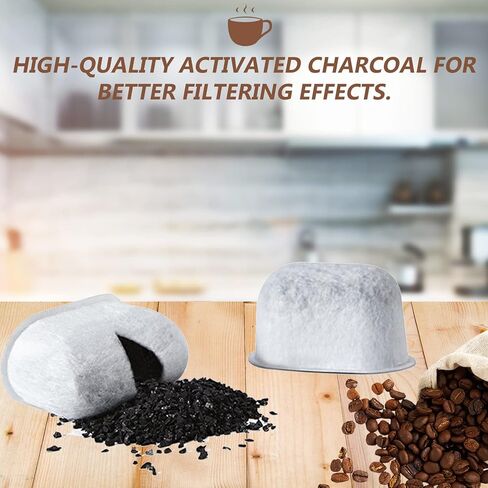 XIXIAN 12 Pack Coffee Replacement Filter Coffee Filter Compatible with Coffee Maker Machine Coffee Machine Accessory Water Filter for Coffee Maker in Kuwait
