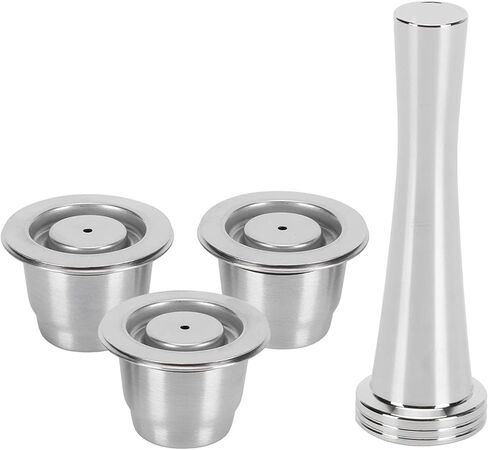 فلتر القهوة على شكل كبسولة القهوة من UPQRSG، كبسولة فلتر القهوة قابلة لإعادة الاستخدام، ملحق ماكينة القهوة من الفولاذ المقاوم للصدأ بدرجة الغذاء، مناسب للكبسولة، لآلة القهوة in Kuwait