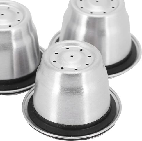 فلتر القهوة على شكل كبسولة القهوة من UPQRSG، كبسولة فلتر القهوة قابلة لإعادة الاستخدام، ملحق ماكينة القهوة من الفولاذ المقاوم للصدأ بدرجة الغذاء، مناسب للكبسولة، لآلة القهوة in Kuwait