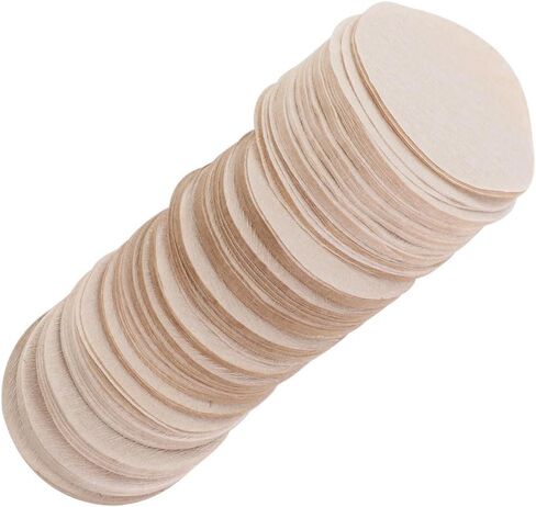 600Pcs 56mm Round Coffee Filter Paper, Universal Replacement Coffee Filter Paper, Disposable Round Unbleached Paper Filters Filters Tools in Saudi Arabia
