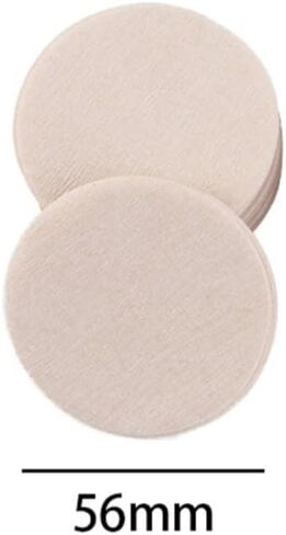 600Pcs 56mm Round Coffee Filter Paper, Universal Replacement Coffee Filter Paper, Disposable Round Unbleached Paper Filters Filters Tools in Saudi Arabia