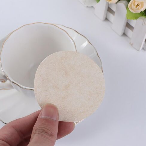 600Pcs 56mm Round Coffee Filter Paper, Universal Replacement Coffee Filter Paper, Disposable Round Unbleached Paper Filters Filters Tools in Saudi Arabia