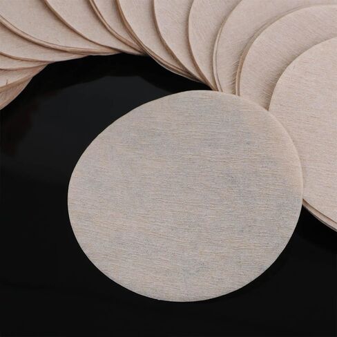 600Pcs 56mm Round Coffee Filter Paper, Universal Replacement Coffee Filter Paper, Disposable Round Unbleached Paper Filters Filters Tools in Saudi Arabia