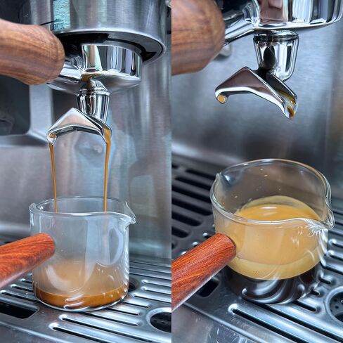 NEOUZA Espresso Portafilter 54mm Compatible with Breville Sage 870/875/878/880 Coffee Machine Non-pressurized Basket, Double Spouts (3 Ears) in Kuwait