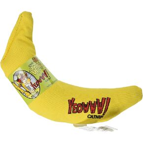 Yeowww! 100% Organic Catnip Toy, Yellow Banana 3 Pack in Saudi Arabia
