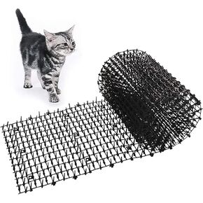 6.5ft Scat Mat for Cats with Spikes, Prickle Strips Network Digging Stopper Outdoor Spike Deterrent Mat, 78 inch x 11 inch