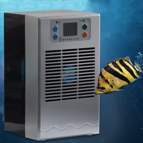YIYIBYUS Aquarium Water Chiller Fish Shrimp Tank Cooler Industrial LCD Display Water Cooling Machine 100W Fish Tank Chillers for Fish Shrimp in Kuwait